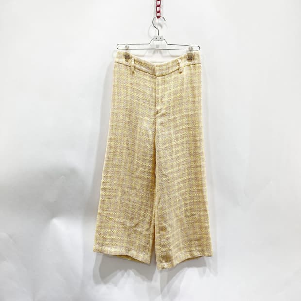 ZARA 여성트위드 와이드팬츠 M 진스센스