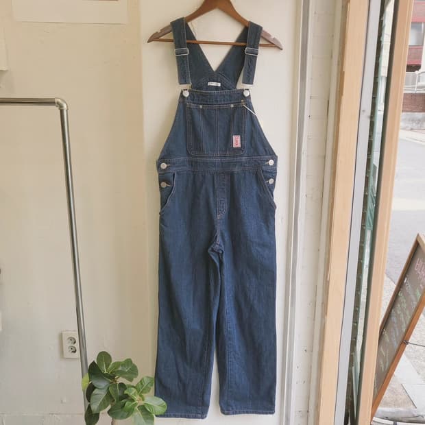 Palepale 진청 오버롤 팬츠