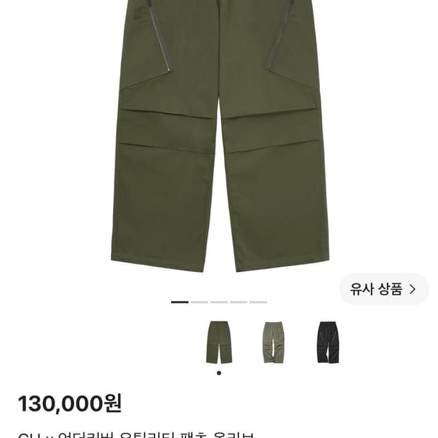 GU X Undercover 콜라보 바지 M사이즈