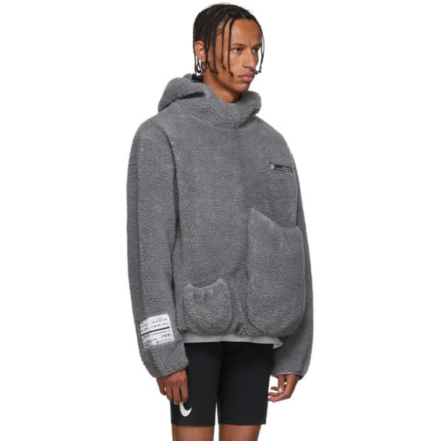 XANDER ZHOU  젠더주 보아 플리스 후리스 풀오버 후디 