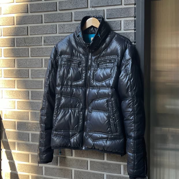 DIESEL 디젤 구스다운 패딩 자켓 다크네이비