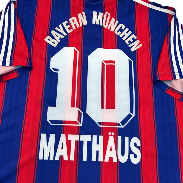 아디다스 95-97 바이에른 뮌헨 홈 로타어 마테우스