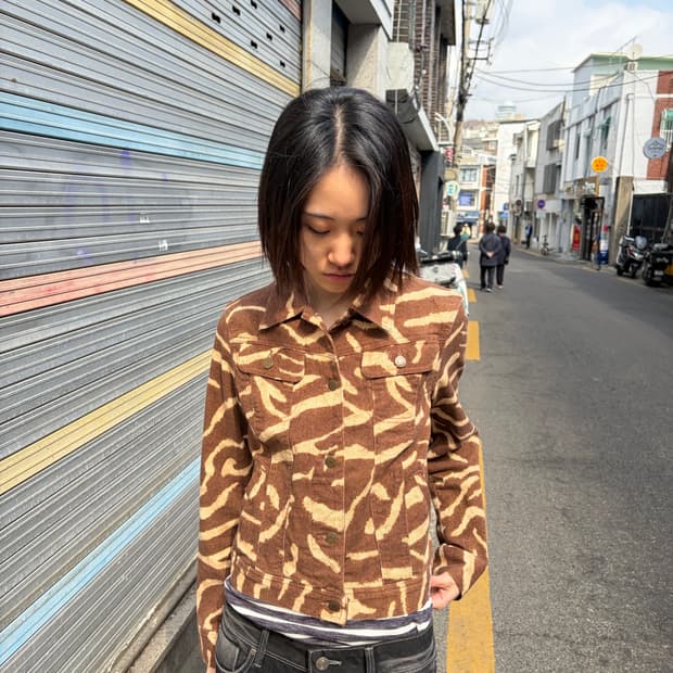 Ralph Lauren Jeans 패턴 데님 자켓