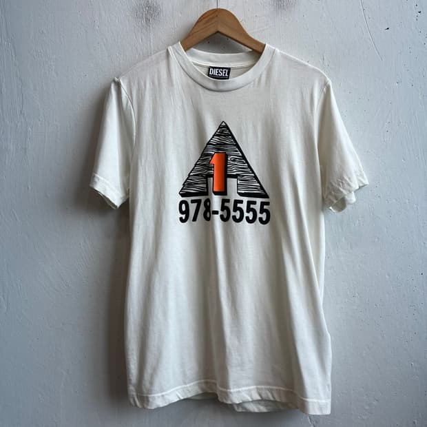 DIESEL 디젤 프린팅 반팔 티셔츠