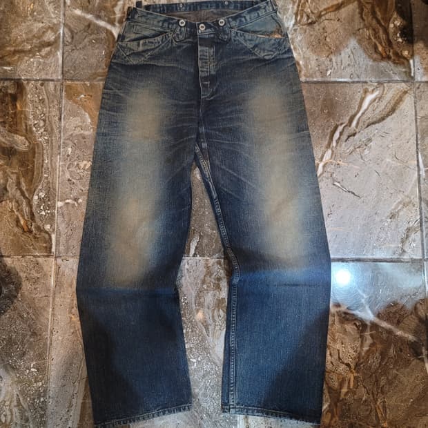 웨어하우스 덕디거 신치백 데님팬츠 