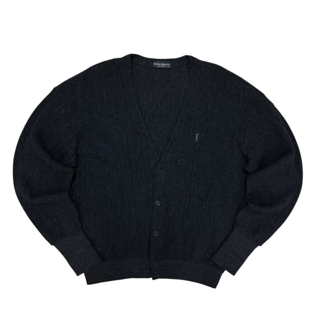 입생로랑 YSL 차콜 울 가디건(110)