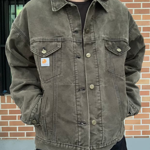 (XL)칼하트 트러커 워크자켓 JB162