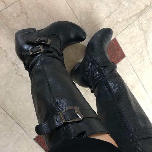 [직수입] 빈티지 레더 부츠 