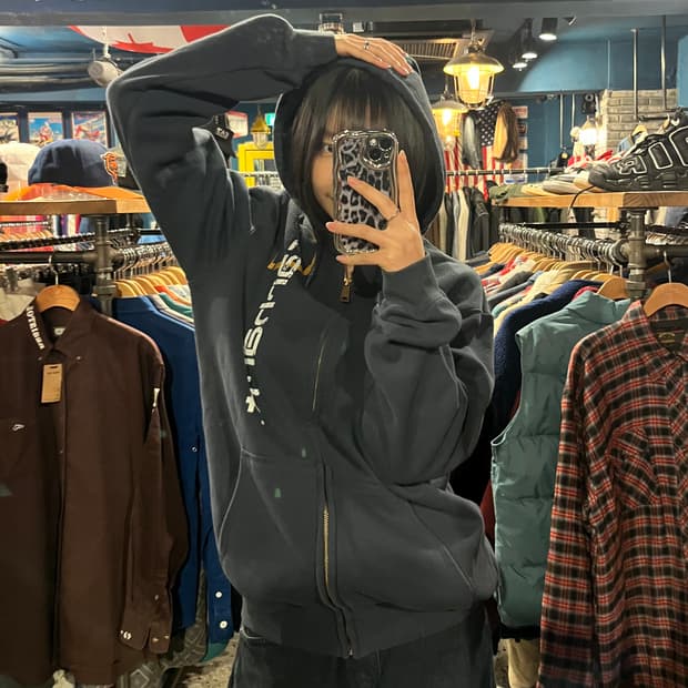 Carhartt 칼하트 빅로고 후드집업
