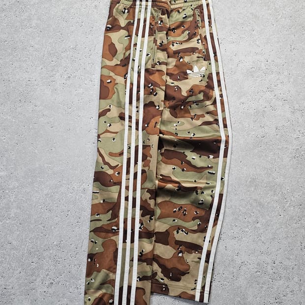 아디다스 삼선 카모 트랙팬츠 져지 바지