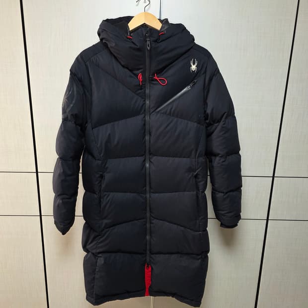 스파이더 롱패딩 블랙 (여자용)