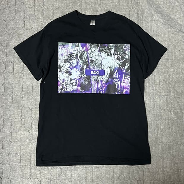 길단 바키 반팔 M 블랙 반팔티 95