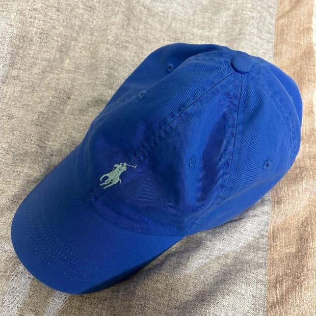 폴로랄프로렌 볼캡 블루 