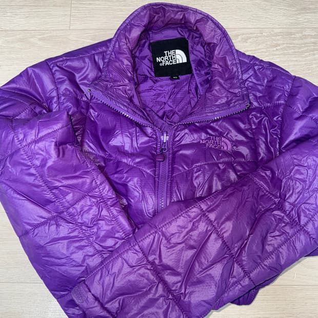 노스페이스 빈티지 퍼플 패딩 90