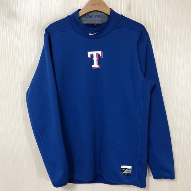 MLB 나이키프로 텍사스레인져스 어센틱 플리스풀오버 L(해외)