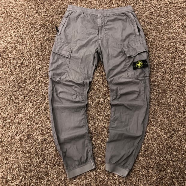 33 스톤아일랜드 코튼 와펜 카고 팬츠