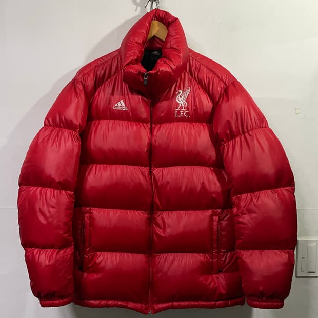 아디다스 리버풀 구스다운 패딩 자켓 105 사이즈
