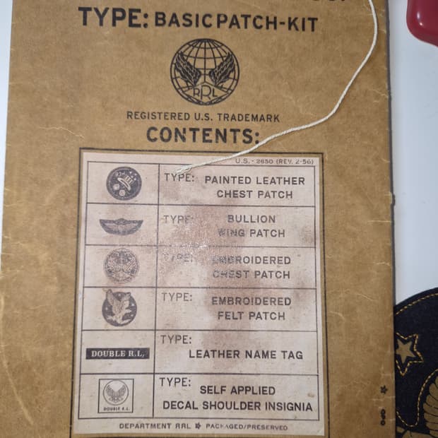 RRL 더블알엘 네임 태그, 패치 키트