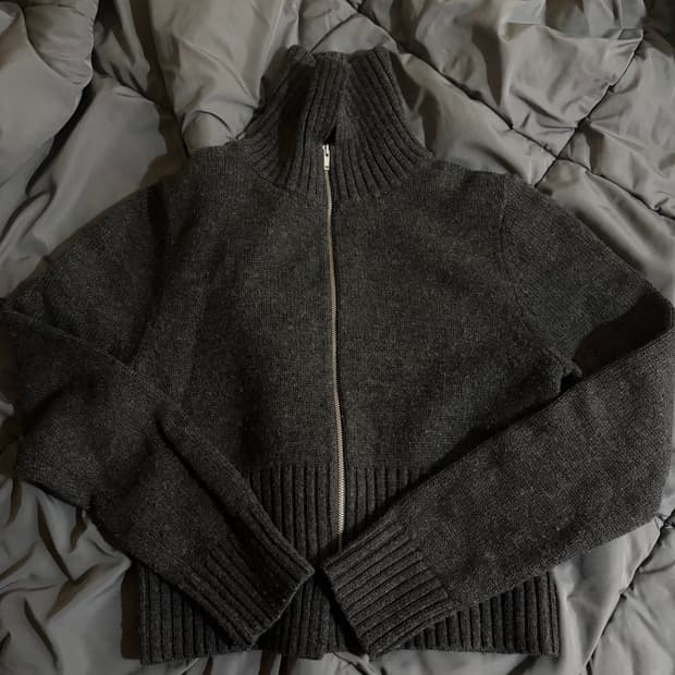 코스 니트 집업