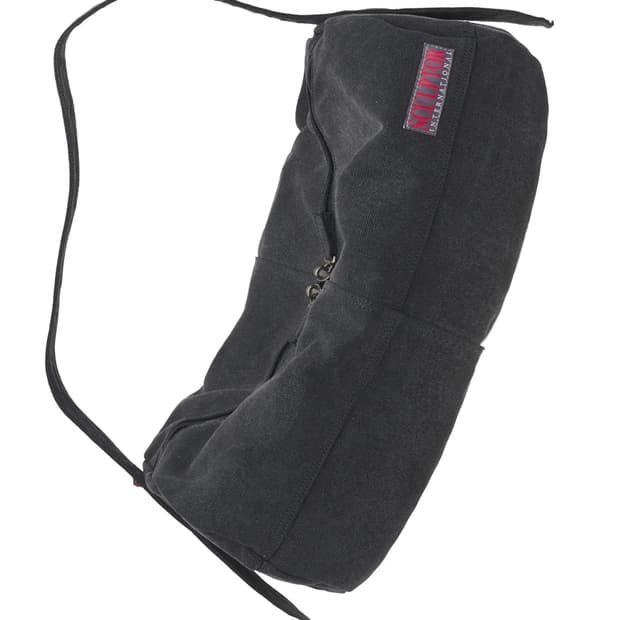 스컬프터 빈티지 캔버스 더플백 블랙