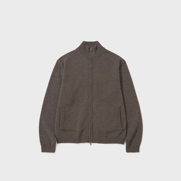 마이라이브러리 124 니트자켓 브라운 M