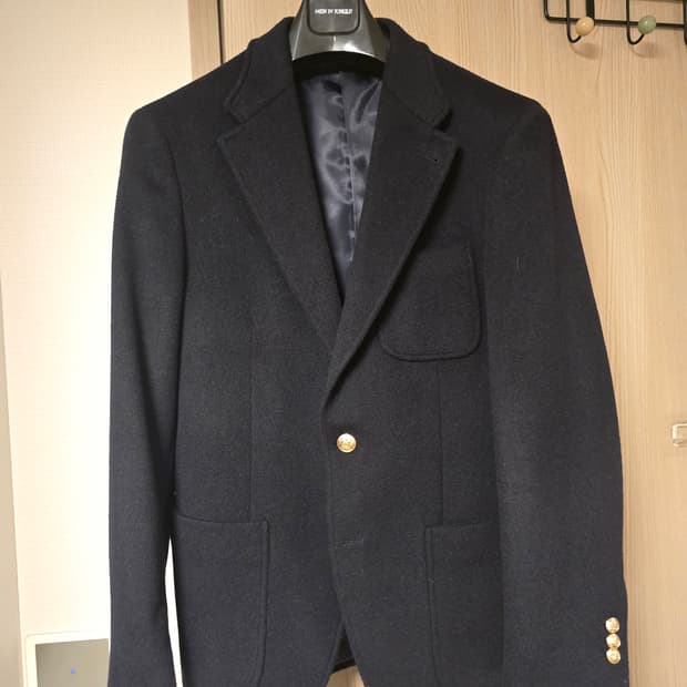 맨인정글 네이비 금장자켓