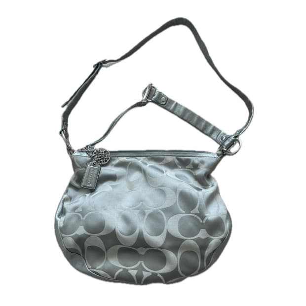 Coach 코치 호보 숄더백 실버