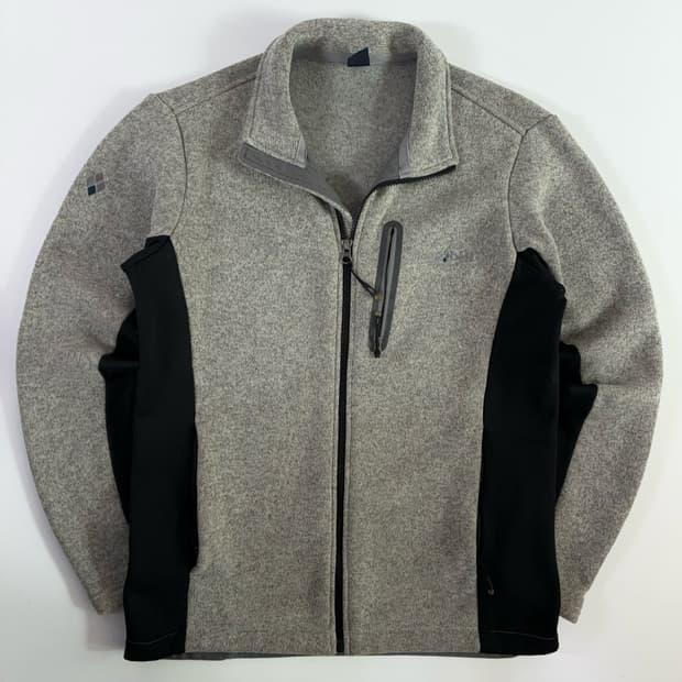 Montbell  몽벨 그레이 폴라텍 플리스 집업 