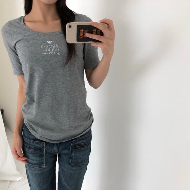 알마니 익스체인지 / 5부 반팔 티셔츠