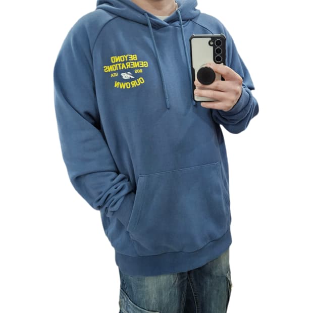 2XL 110 뉴발란스 블루 후드티 컨디션A