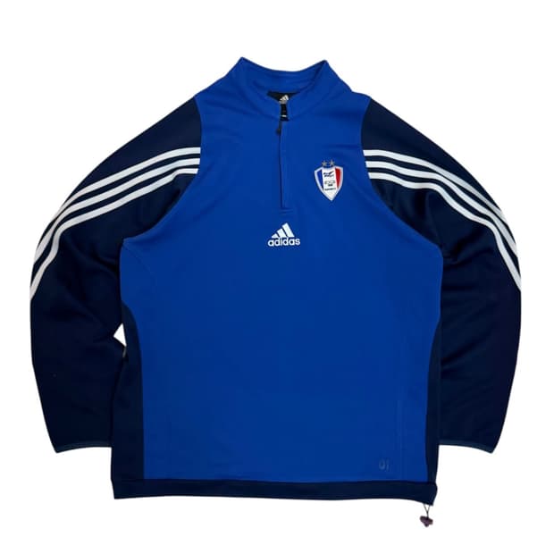 아디다스 수원삼성 2009 반집업 트레이닝 탑 유니폼