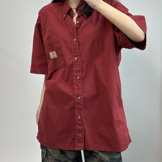 칼하트 반팔 워크셔츠