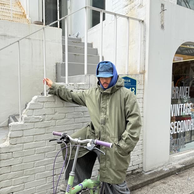 프렌치 밀리터리 M64 오리지널 개파카 m51 피쉬테일파카