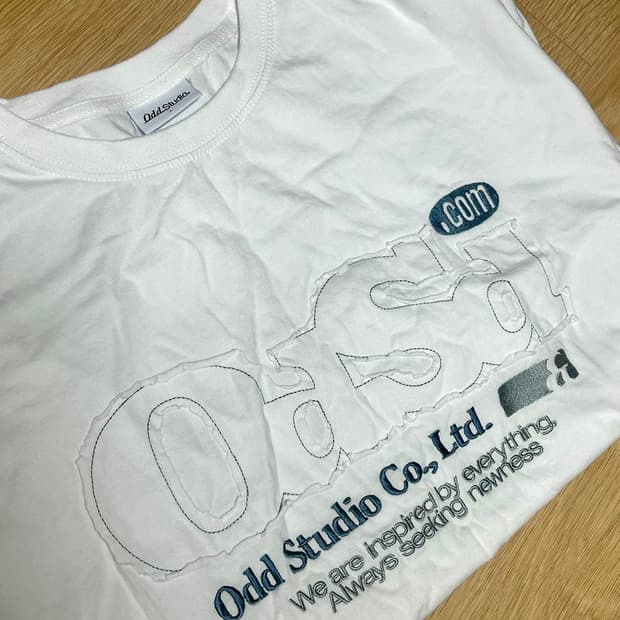 [M] 오드스튜디오 데미지 티셔츠