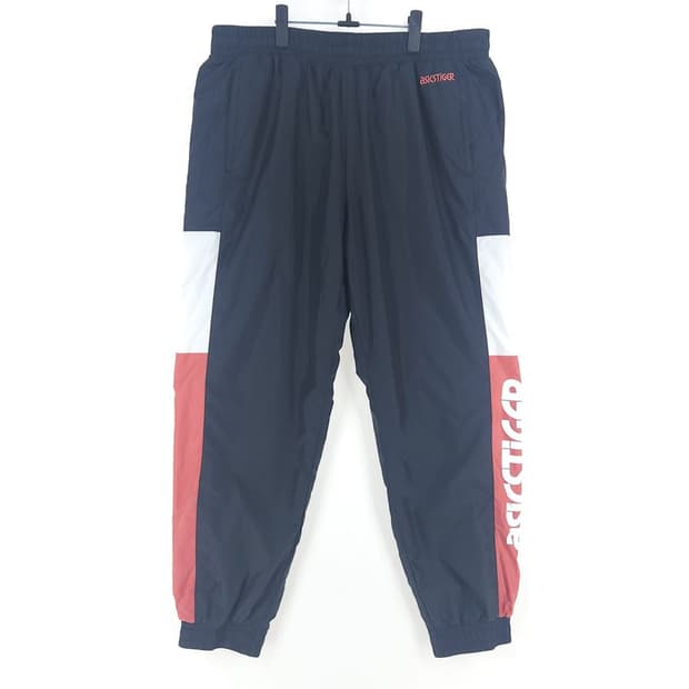 [2XL]아식스타이거 블랙 우븐 조거 팬츠