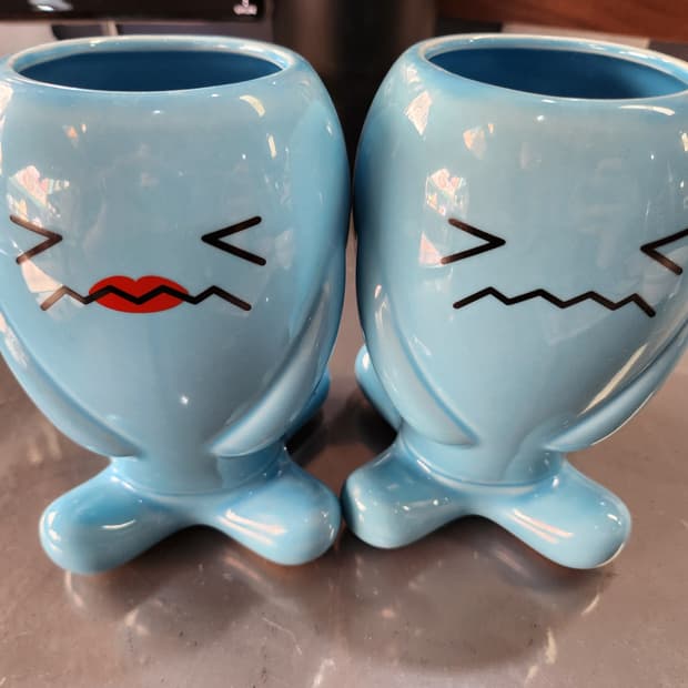 마자용 커플 유리컵