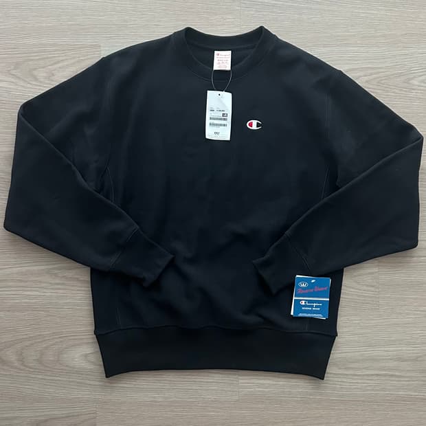 챔피온 리버스위브 블랙 M사이즈
