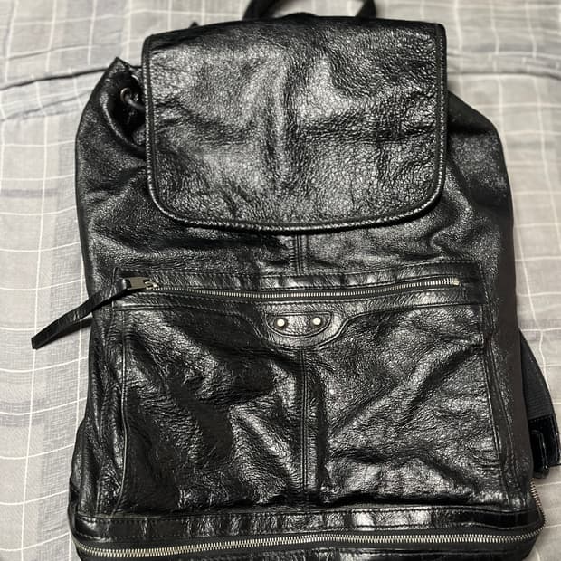 발렌시아가 모터시티 트래블러 백팩 빈티지