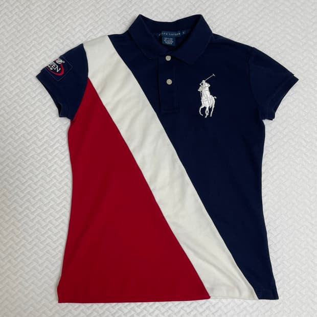 유일매물)폴로 랄프로렌 US OPEN 화이트 빅포니