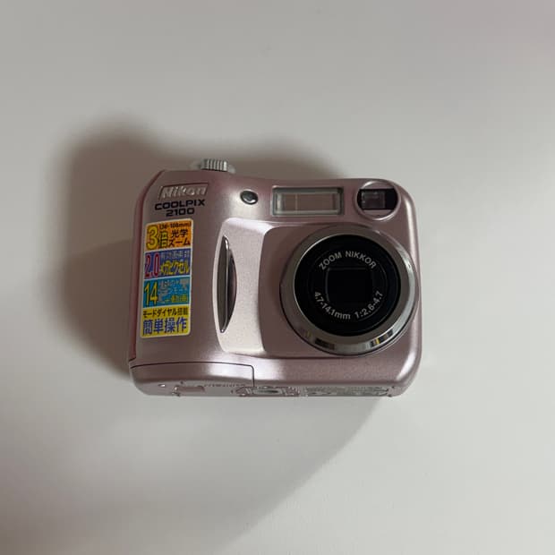 니콘 쿨픽스 2100 핑크 NIKON COOLPIX 2100 PINK