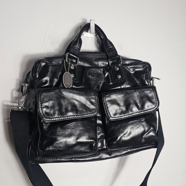 Fossil 파슬 가죽 토트 크로스백 