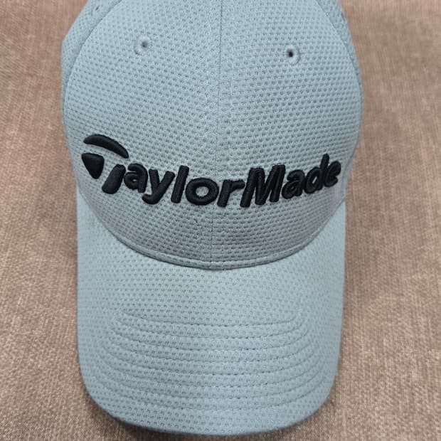 테일러메이드 뉴에라 모자 플렉스핏 핏 그레이 캡 - 사이즈 M-L