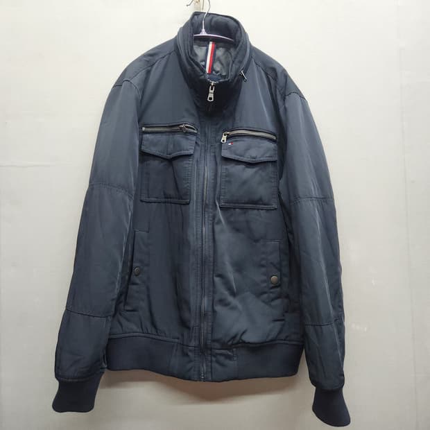 타미힐피거 방풍 디젤맛 블루종 자켓 L