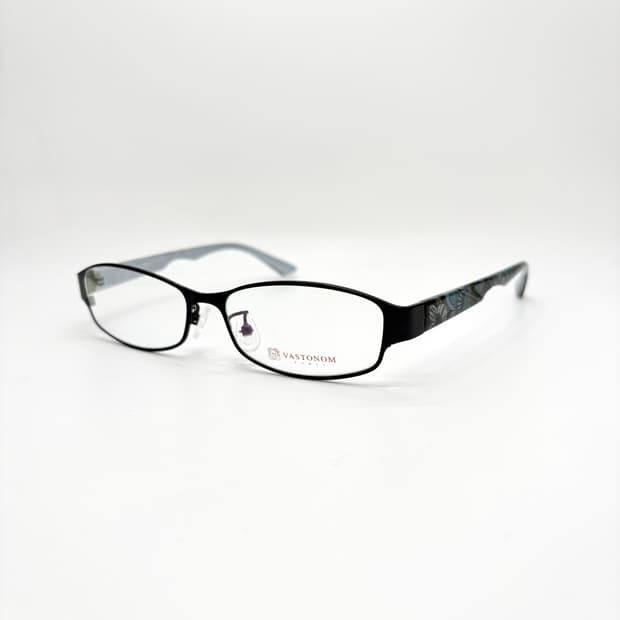 VASTONOM 네이비 플라워 메탈테