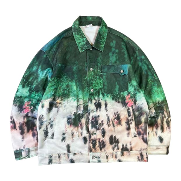 인플레이션 프린팅 트러커 자켓