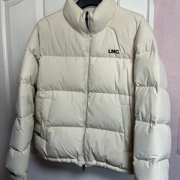 LMC 숏패딩 화이트 M