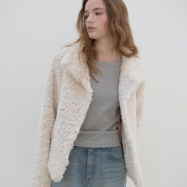 코어드 퍼자켓 새상품