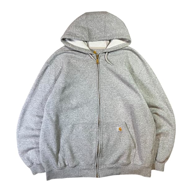 칼하트 그레이 오버 후드집업