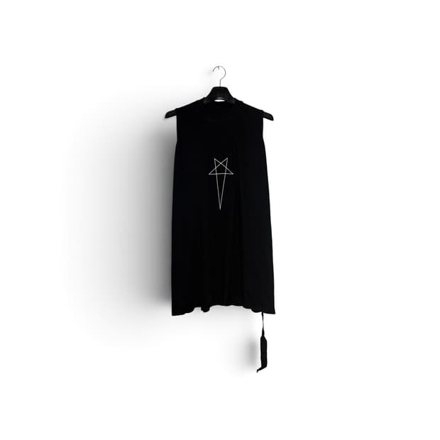 Rick Owens Drkshdw Pentagram Sleeveless