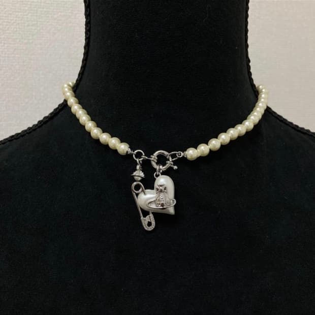 비비안웨스트우드 아카이브 오리에타 진주펄 초커 목걸이